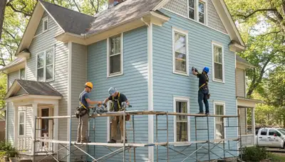 Vinyl siding installation for Cincinnati, OH homes by a professional siding contractor