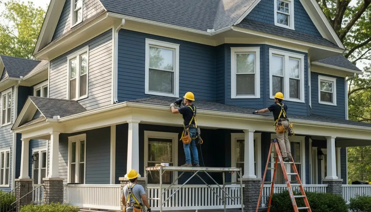 Vinyl siding installation service in Cincinnati, OH for residential home exterior improvement