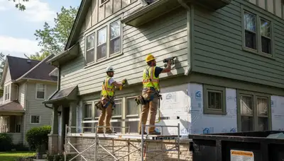 Vinyl siding installation service in Cincinnati, OH for residential exterior home improvement