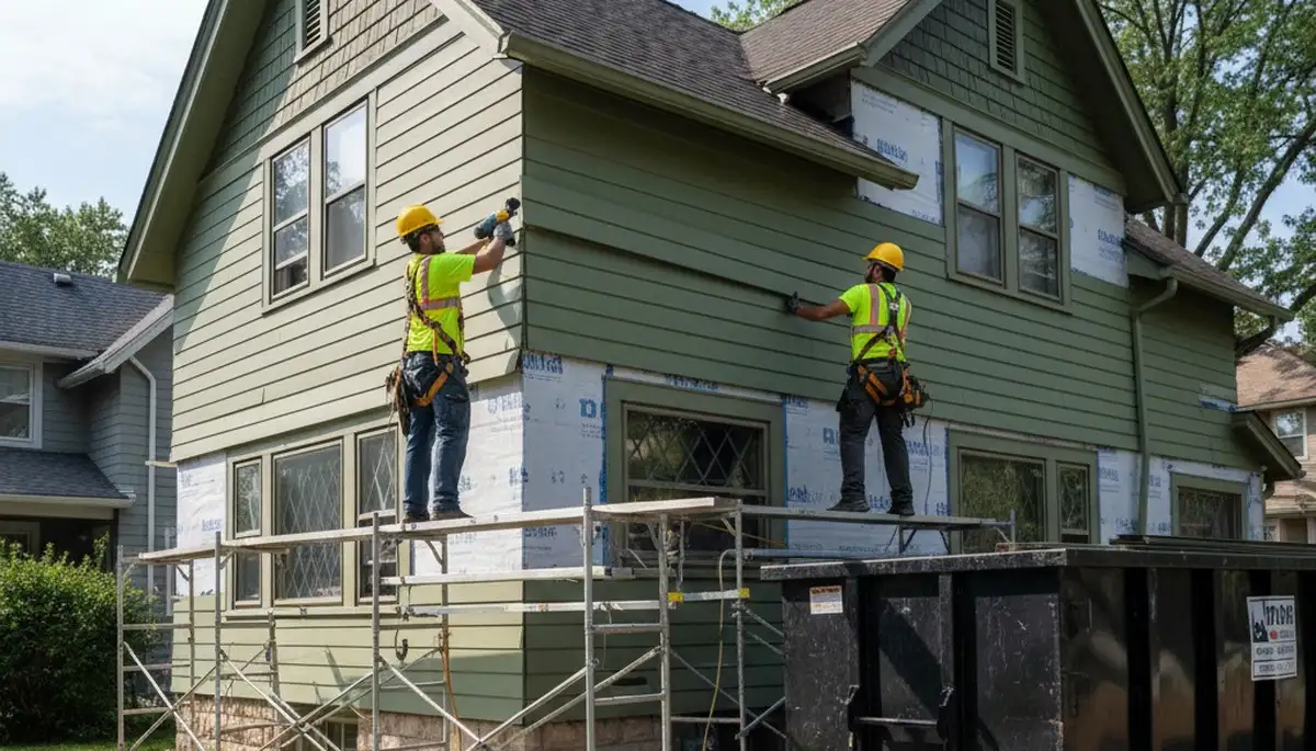 Vinyl siding installation service in Cincinnati, OH for residential exterior remodeling