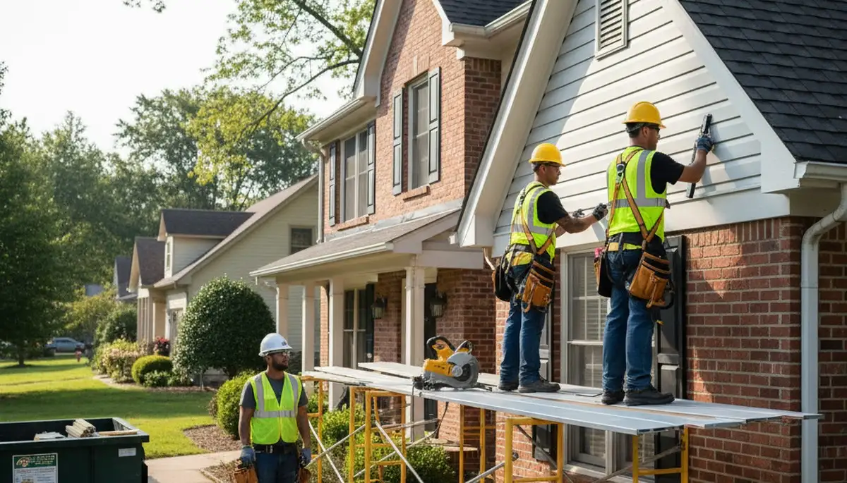 Vinyl siding installation service in Cincinnati, OH for home exterior improvement
