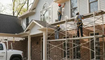 Vinyl siding installation in Cincinnati, OH for a residential exterior upgrade