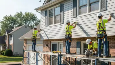 Vinyl siding services in Cincinnati, OH for residential home exteriors