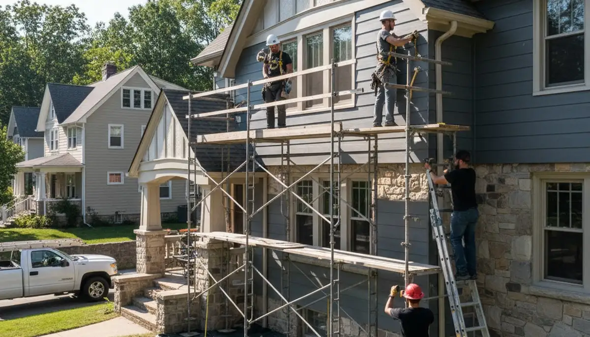 Vinyl siding installation in Cincinnati, OH for a local home exterior upgrade