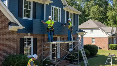 Vinyl siding installation in Cincinnati, OH for a residential exterior upgrade