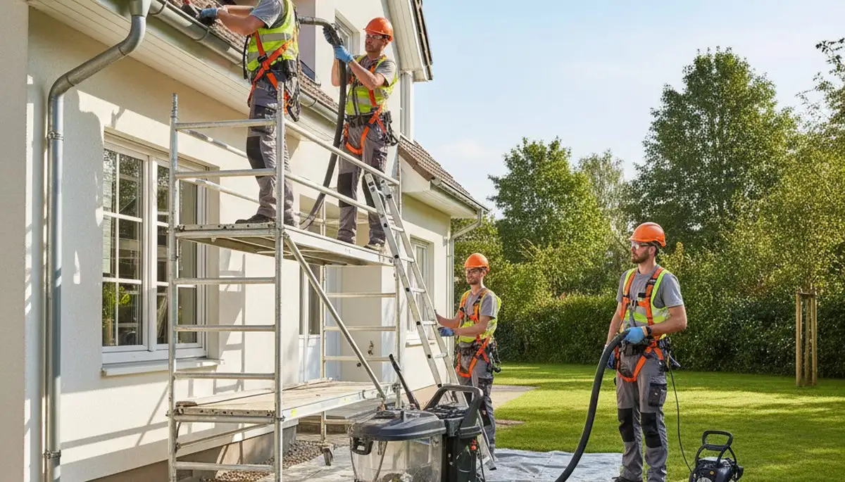 Cincinnati, OH gutter cleaning service for home exteriors by FX Remodeling & Exteriors