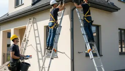 Cincinnati, OH gutter repair by FX Remodeling & Exteriors for leaks, sagging sections, and storm damage