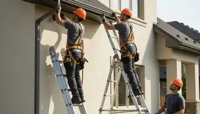 Cincinnati, OH gutter repair by FX Remodeling & Exteriors for leaks, sagging, and storm damage