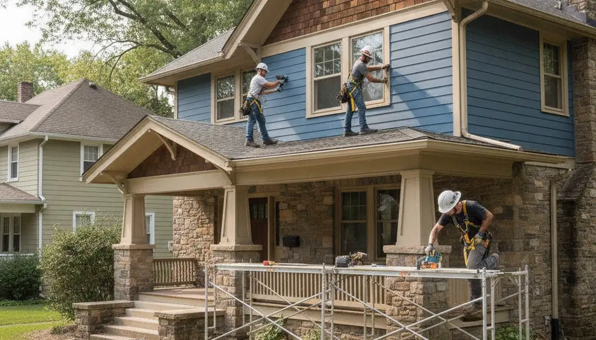 Vinyl siding installation service in Cincinnati, OH for homes and businesses