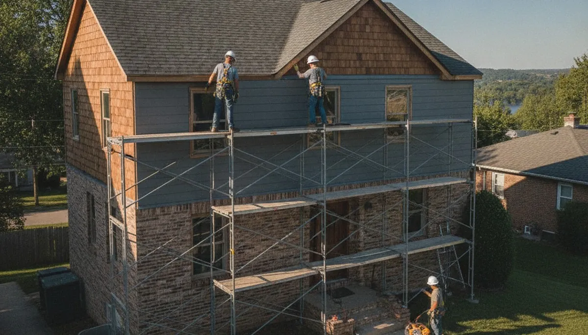 Vinyl siding installation in Cincinnati, OH for a home exterior upgrade
