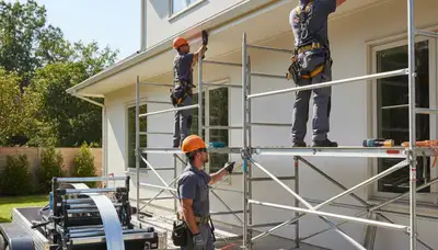 Seamless gutter installation in Cincinnati, OH for home exterior protection
