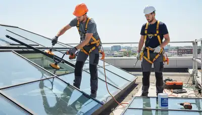 Cincinnati, OH skylight repair on a residential roof by FX Remodeling & Exteriors