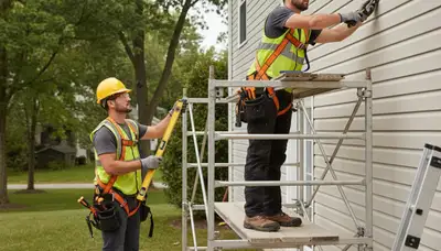 Cincinnati, OH vinyl siding repair by FX Remodeling & Exteriors for cracked and storm-damaged siding