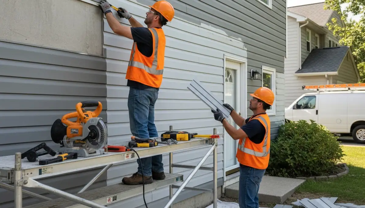 Cincinnati, OH vinyl siding repair by FX Remodeling & Exteriors for cracks, warping, and storm damage
